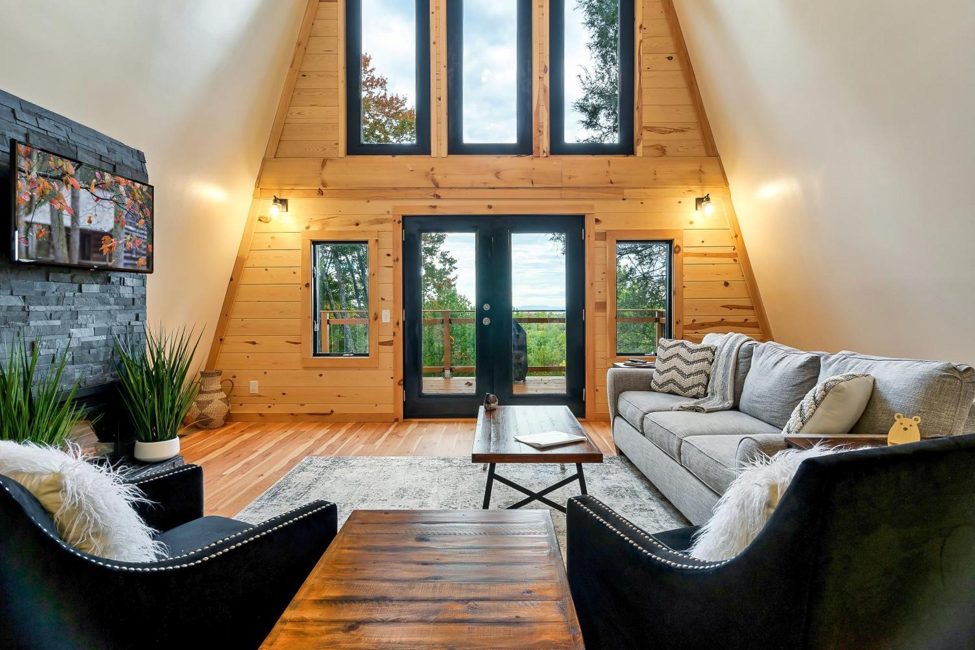 Secluded Mtn View New! 10 Mins To Gatlinburg Or Parkヴィラ エクステリア 写真