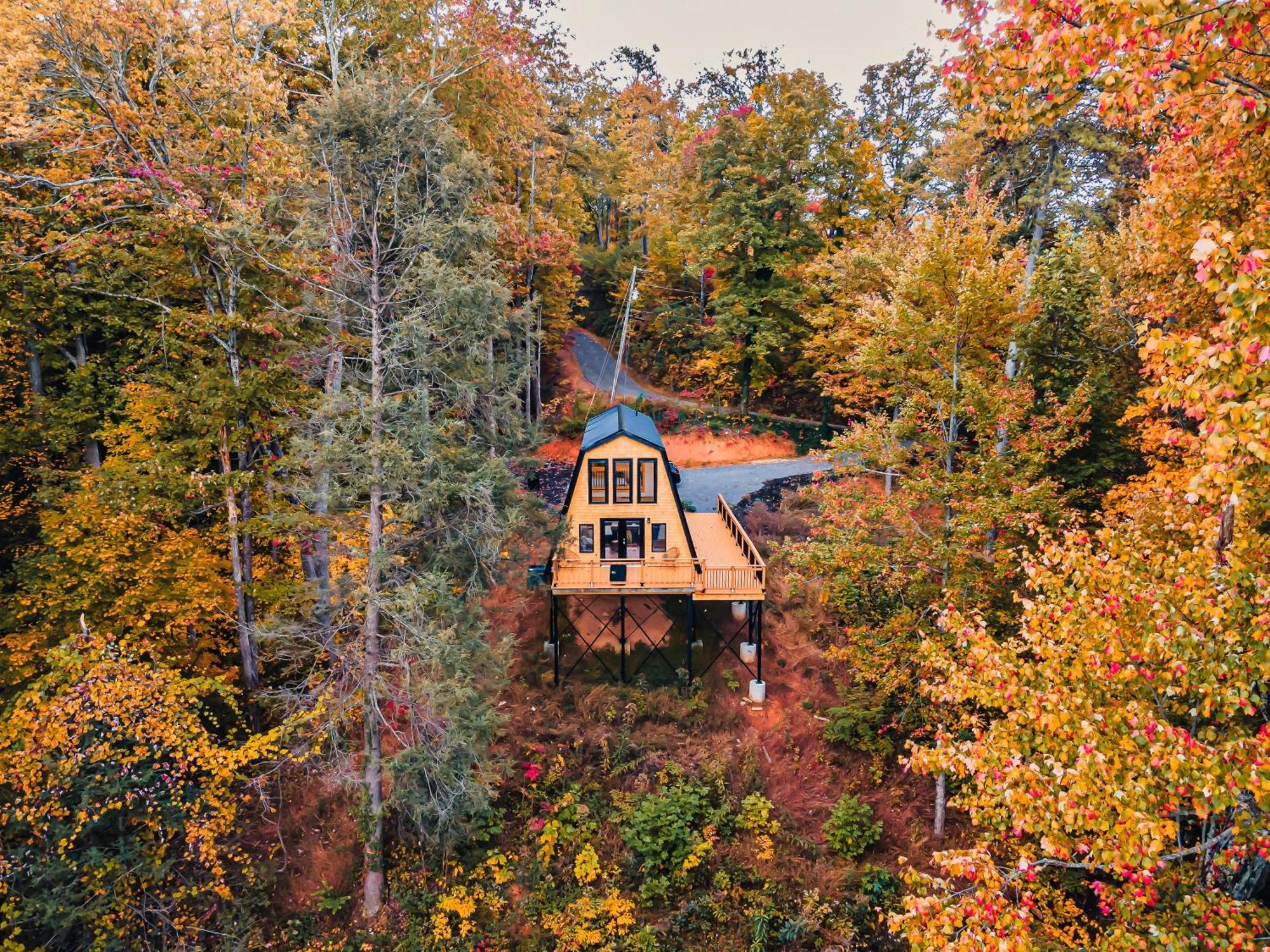 Secluded Mtn View New! 10 Mins To Gatlinburg Or Parkヴィラ エクステリア 写真